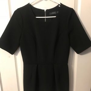 The Limited Pleated Black Tailored Dress